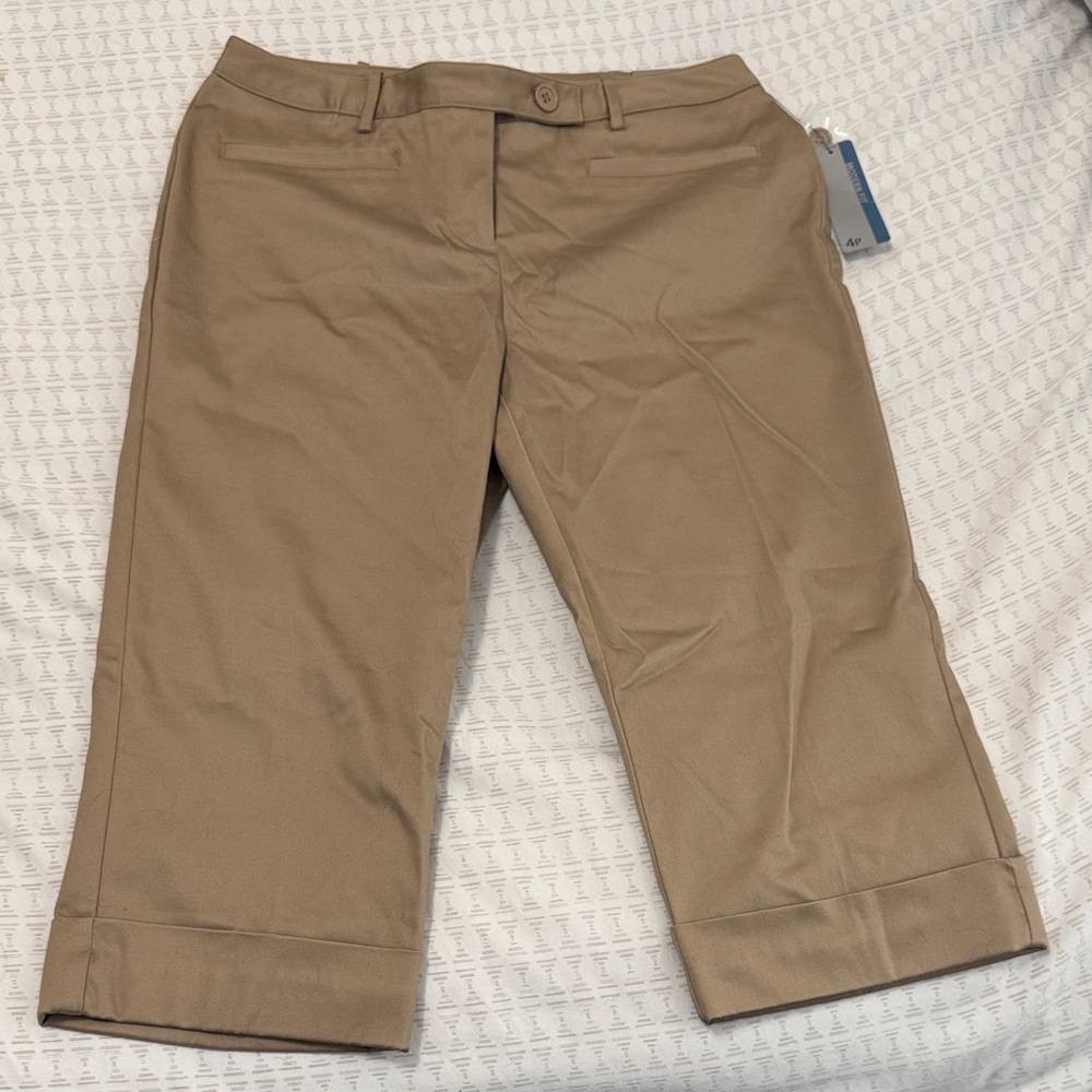 Worthington Petite TanAnkle Pants